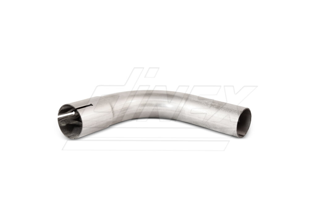 90° Exhaust Bend, OD/ID=38/39, L=129, ALU | Dinex